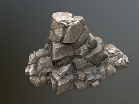 Cliff rocks 3D Model