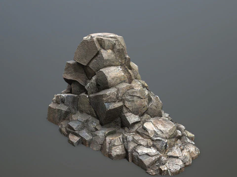 Cliff rocks 3D Model