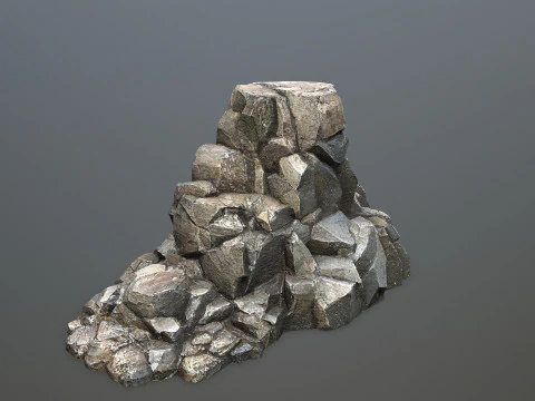 Cliff rocks 3D Model