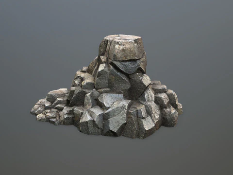 Cliff rocks 3D Model