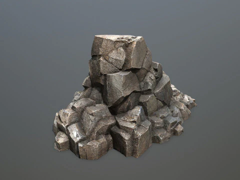Cliff rocks 3D Model