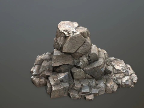 Cliff rocks 3D Model