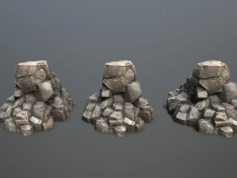 Cliff rocks 3D Model