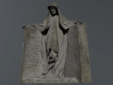 어두운 여자 3D 모델