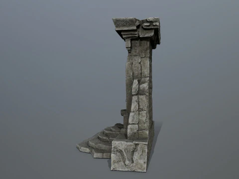 Lion fountain 3D Model