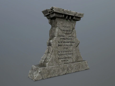 Lion fountain 3D Model