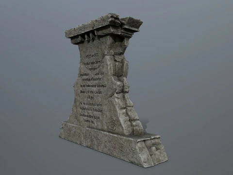 Lion fountain 3D Model