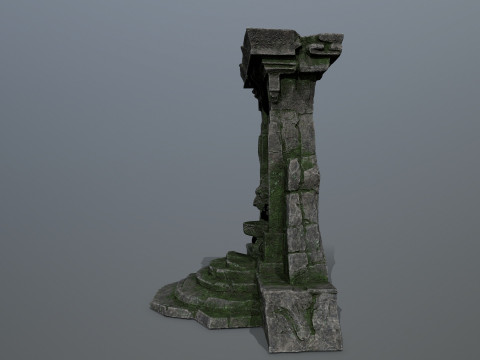 Lion fountain 3D Model