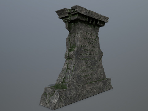 Lion fountain 3D Model