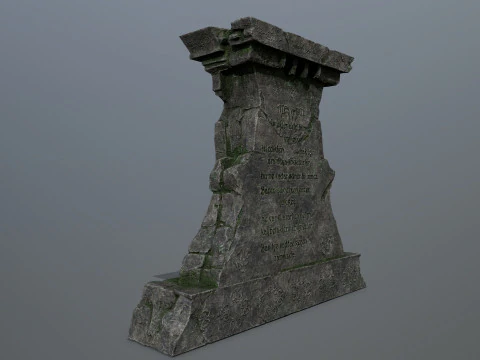 Lion fountain 3D Model
