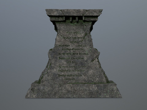 Lion fountain 3D Model