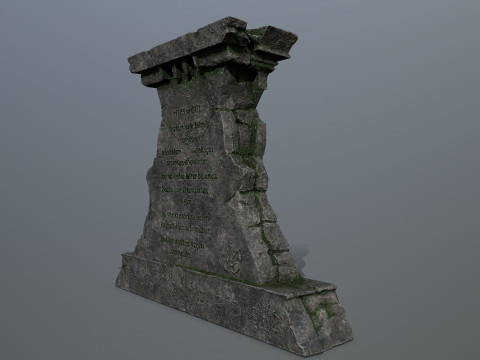 Lion fountain 3D Model