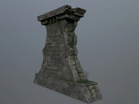 Lion fountain 3D Model