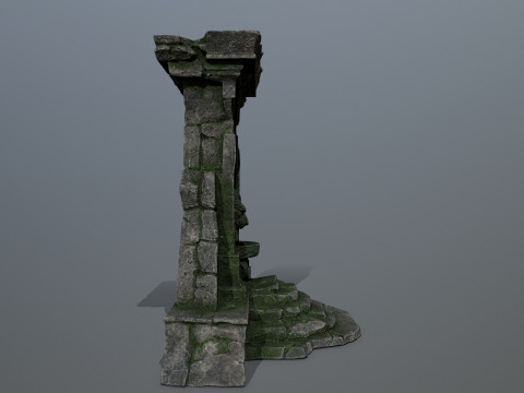 Lion fountain 3D Model