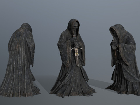 Dark statue 3D मॉडल