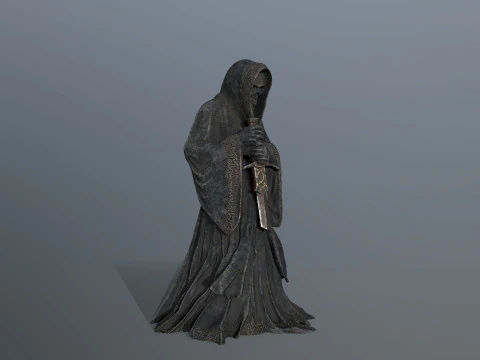 Dark statue 3D Model