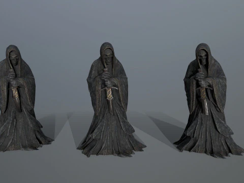 Dark statue 3D Model
