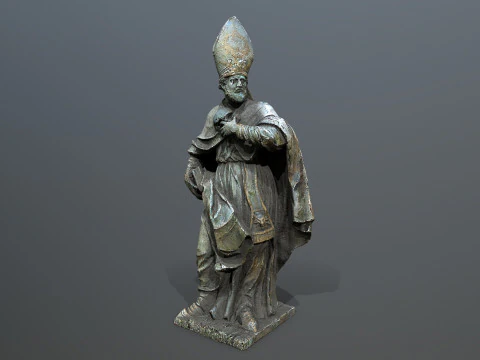 Man Statue 3D Model