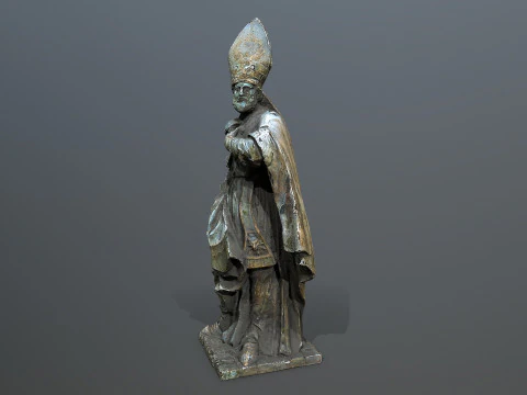 Man Statue 3D Model