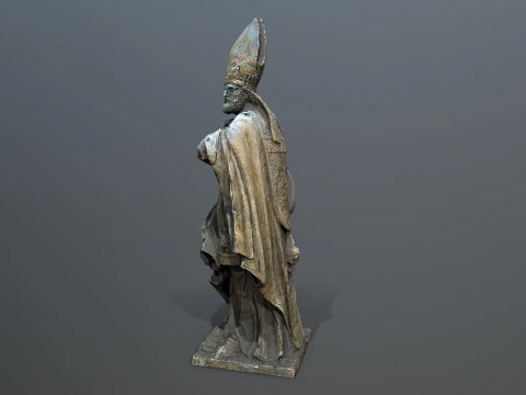Man Statue 3D Model