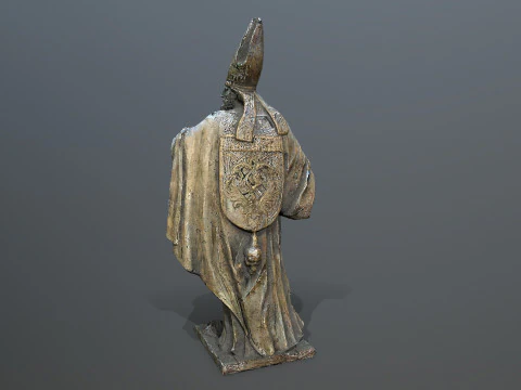 Man Statue 3D Model