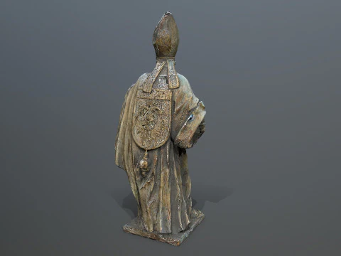 Man Statue 3D Model