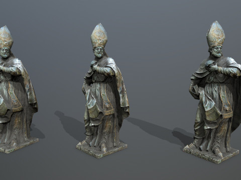 Man Statue Modèle 3D