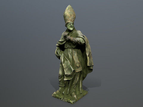 Man Statue 3D 모델