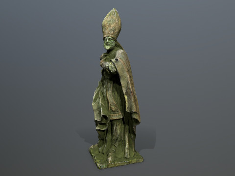 Man Statue 3D 모델