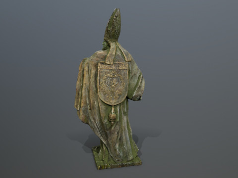 Man Statue 3D 모델