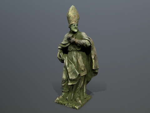 Man Statue 3D 모델