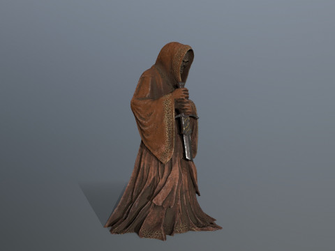Dark statue 3D Модель