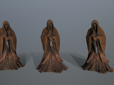 Dark statue 3D Модель