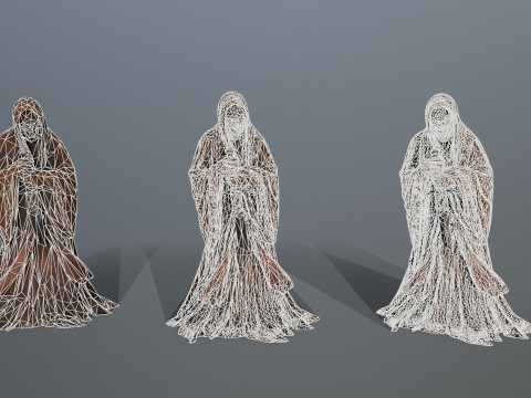 Dark statue 3D Модель