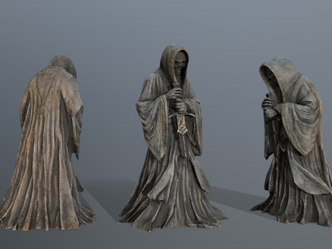 Dark statue Model 3D