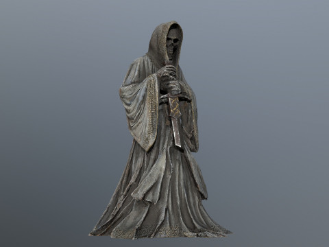 Dark statue Model 3D