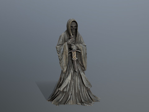 Dark statue Model 3D