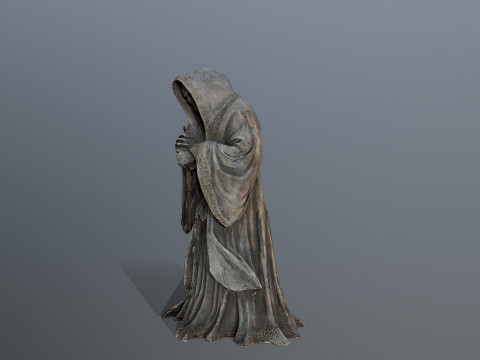 Dark statue Model 3D