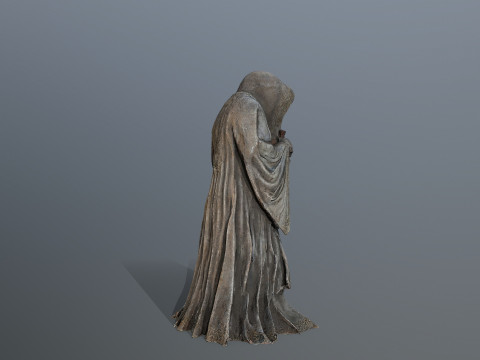 Dark statue Model 3D