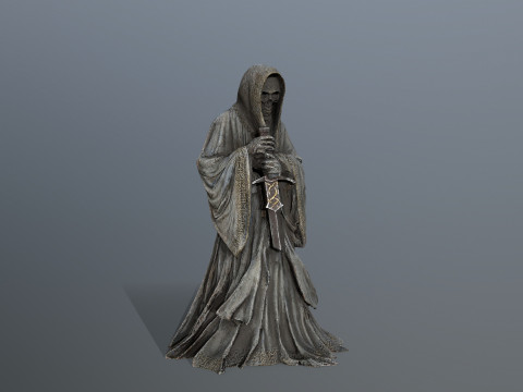 Dark statue Model 3D