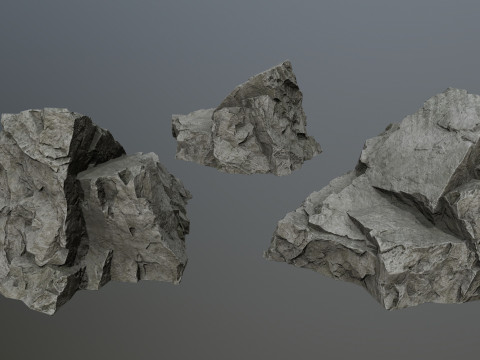 Cliff rocks 3D मॉडल