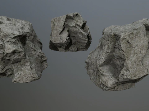 Cliff rocks 3D Model