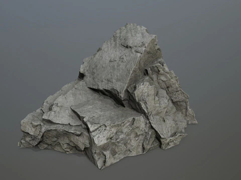 Cliff rocks 3D Model