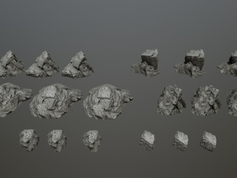 Cliff rocks 3D मॉडल