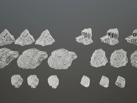 Cliff rocks 3D Model