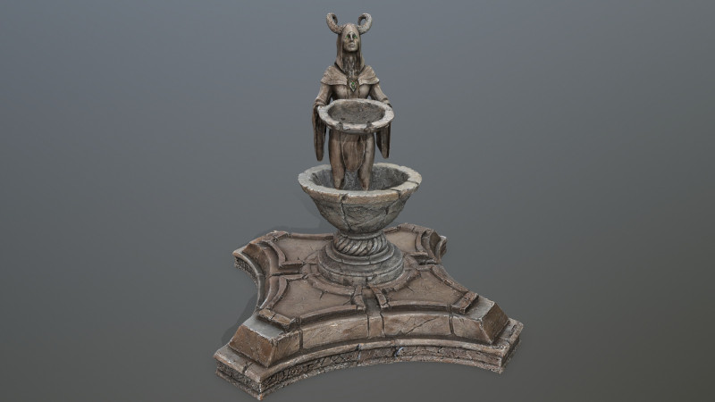 Angel fountain Modèle 3D .c4d .max .obj .3ds .fbx .stl .blend
