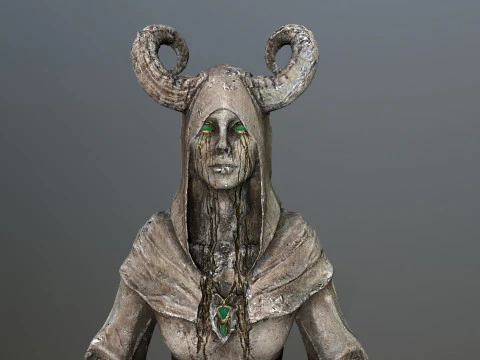 Angel fountain 3D Model