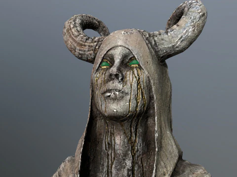 Angel fountain 3D Model