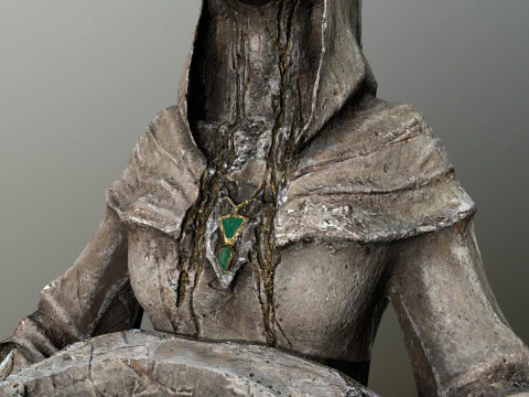 Angel fountain 3D Model