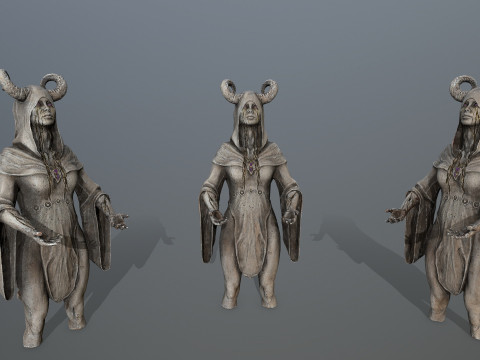 Angel fountain Model 3D